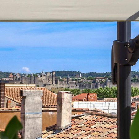 La Terrasse Tapaja Vue Conciergeriedamecarcas Leilighet Carcassonne Eksteriør bilde