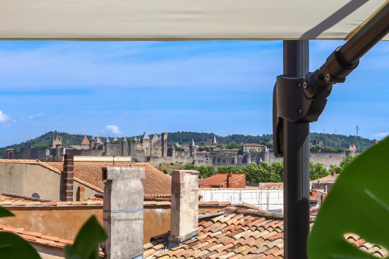La Terrasse Tapaja Vue Conciergeriedamecarcas Leilighet Carcassonne Eksteriør bilde