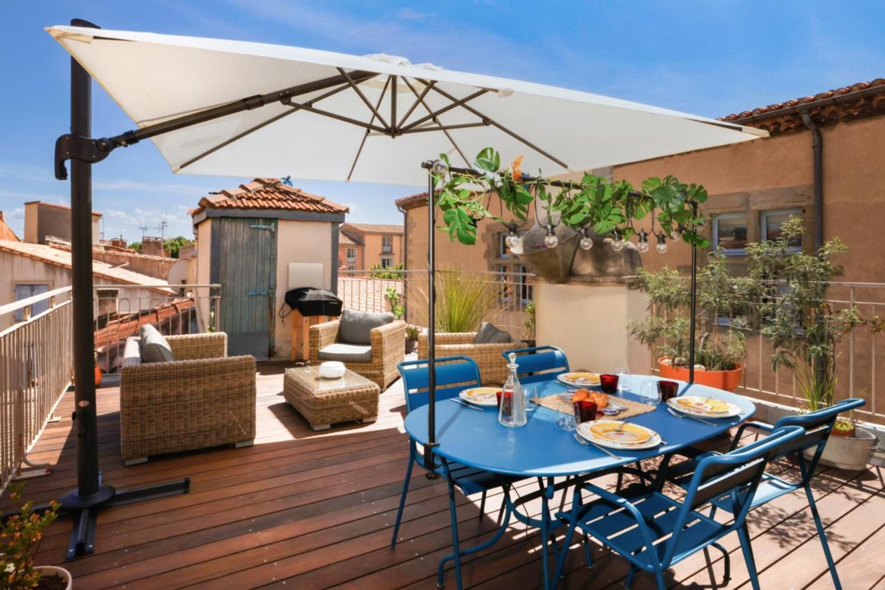 La Terrasse Tapaja Vue Conciergeriedamecarcas Leilighet Carcassonne Eksteriør bilde